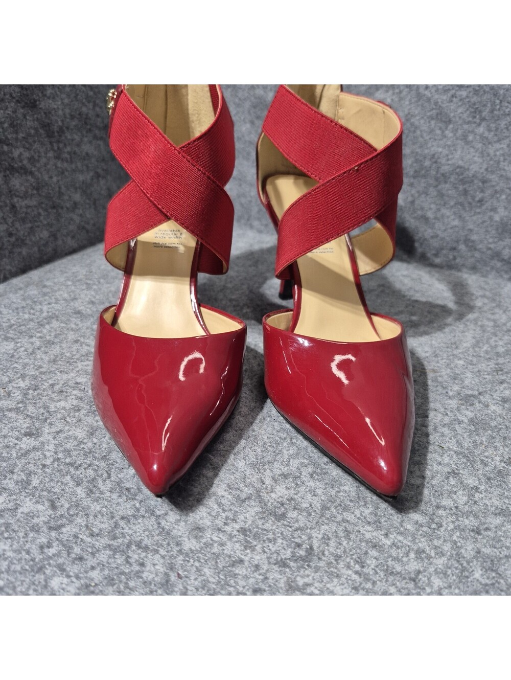 Liz Claiborne Keegan Stiletto Heels Size 9M Red  Pumps - Picture 2 of 15